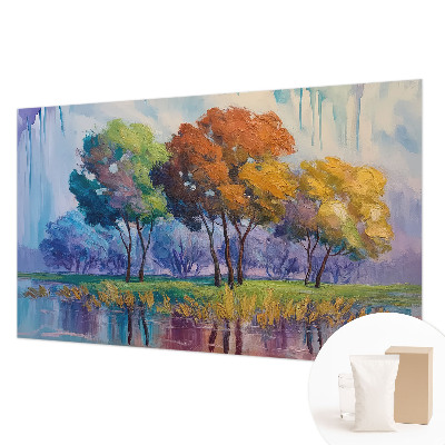 Papier peint panoramique salon Abstrakcia stromu