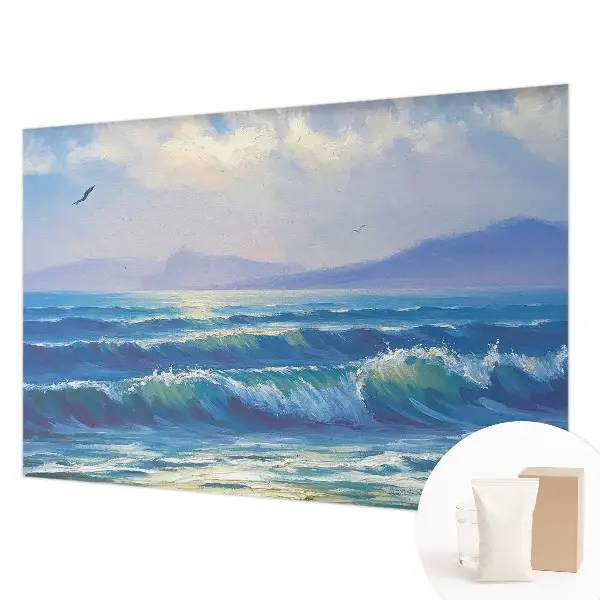 Papier peint photo grand format pour le mur vagues de la mer