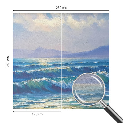 Papier peint panoramique chambre Morské vlny