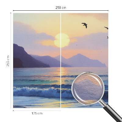 Papier peint panoramique chambre adulte Západné more