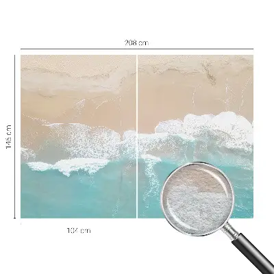 Papier peint photographique intissé Vagues rugissantes