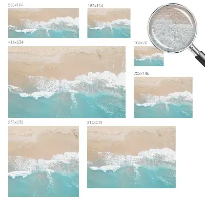 Papier peint photographique intissé Vagues rugissantes
