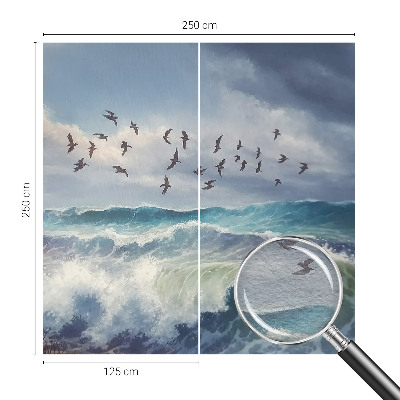 Papier peint panoramique haut de gamme Morské vlny