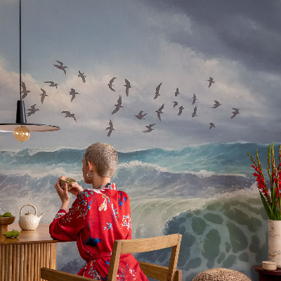 Papier peint panoramique haut de gamme Morské vlny