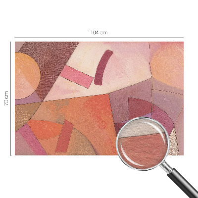 Papier peint panoramique facile à poser Farebné formy