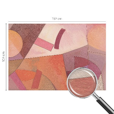 Papier peint panoramique facile à poser Farebné formy