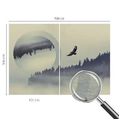 Papier peint intissé paysage forestier