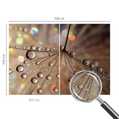 Papier peint panoramique intissé moderne Perlové kvapky