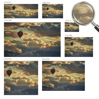 Tapisserie murale Balón v oblakoch