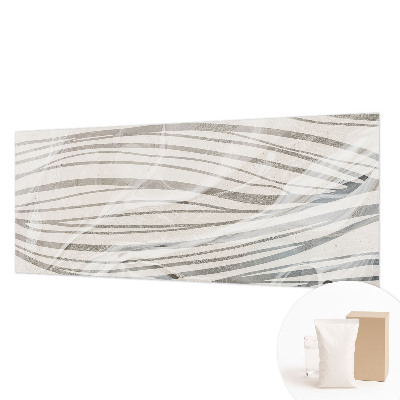 Papier peint panoramique intissé avec un motif de lignes ondulées