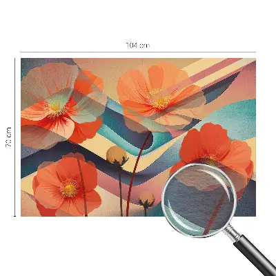 Papier peint photo grand format pour le mur Fleurs des sens