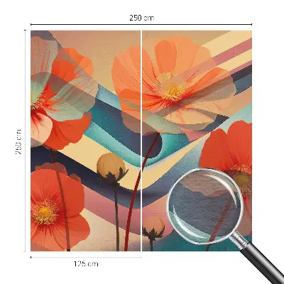 Papier peint photo grand format pour le mur Fleurs des sens