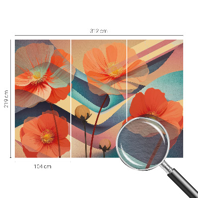 Papier peint panoramique sur mesure avec le motif 