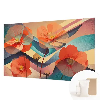 Papier peint photo grand format pour le mur Fleurs des sens
