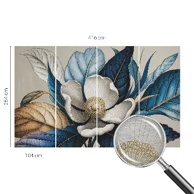 Papier peint photographique intissé Fleurs élégantes