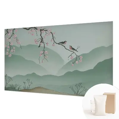 Papier peint photo sur tissu non tissé sérénade japonaise
