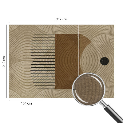 Papier peint panoramique enfant avec le motif Geometria Harmónie