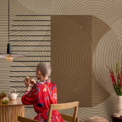Papier peint photographique sur tissu non tissé Géométrie de l'harmonie