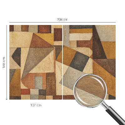 Papier peint panoramique de haute qualité Geometrická abstrakcia