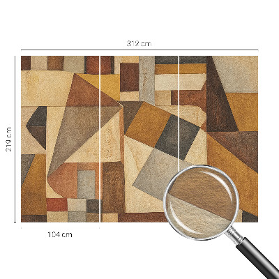 Papier peint panoramique de haute qualité Geometrická abstrakcia