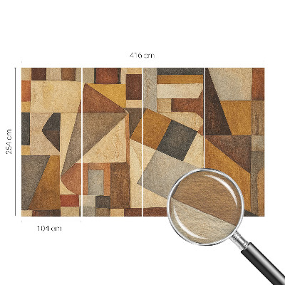 Papier peint panoramique de haute qualité Geometrická abstrakcia