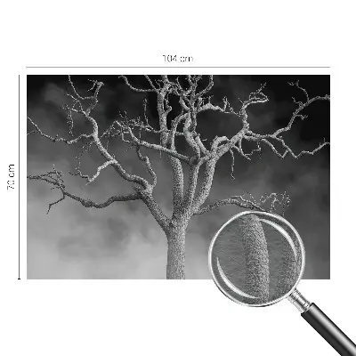 Papier peint photo grand format pour le mur Arbre brumeux