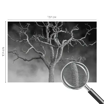 Papier peint photo grand format pour le mur Arbre brumeux