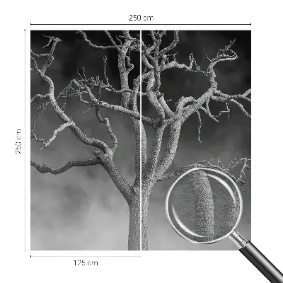 Papier peint photo grand format pour le mur Arbre brumeux