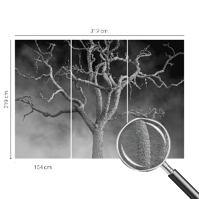 Papier peint panoramique haut de gamme avec un motif d'arbre hmlistý