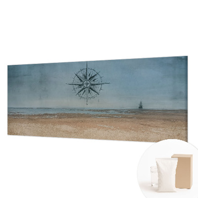 Papier peint panoramique facile à poser avec un motif d'aventures maritimes