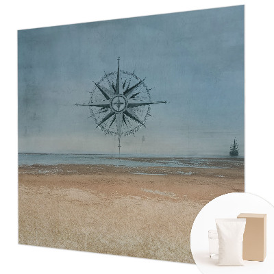 Papier peint panoramique facile à poser avec un motif d'aventures maritimes