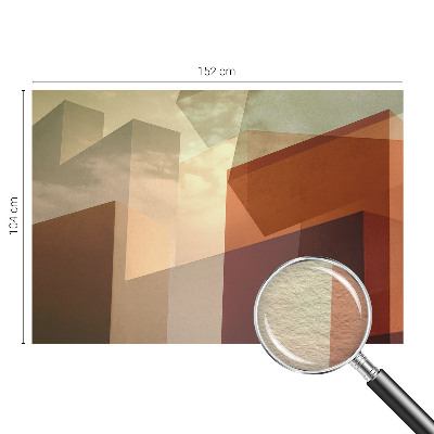 Papier peint panoramique intissé moderne Abstraktné tvary