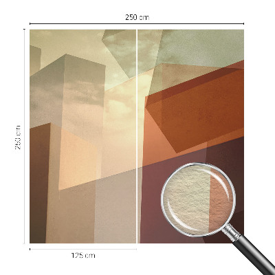 Papier peint panoramique intissé moderne Abstraktné tvary