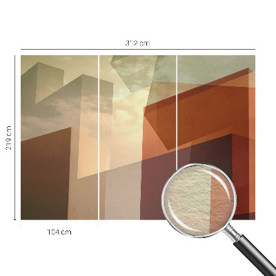 Papier peint panoramique intissé moderne Abstraktné tvary