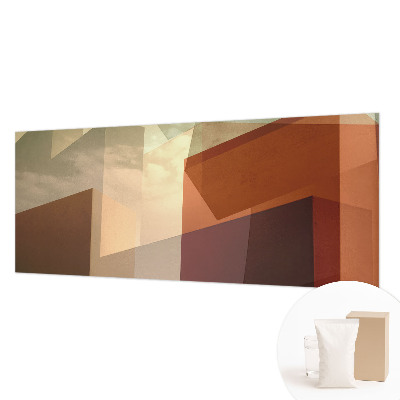 Papier peint panoramique intissé moderne avec des formes abstraites