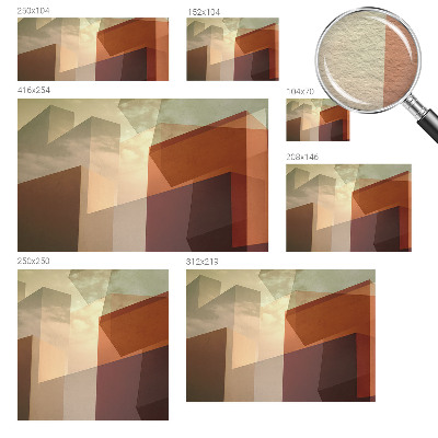 Papier peint panoramique intissé moderne Abstraktné tvary