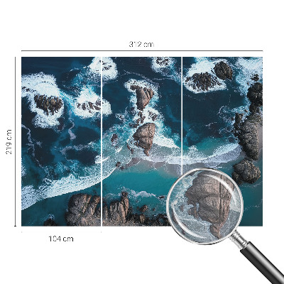 Décoration murale panoramique intissé Oceánske vlny