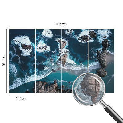 Décoration murale panoramique intissé Oceánske vlny