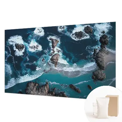Papier peint photographique intissé vagues océaniques