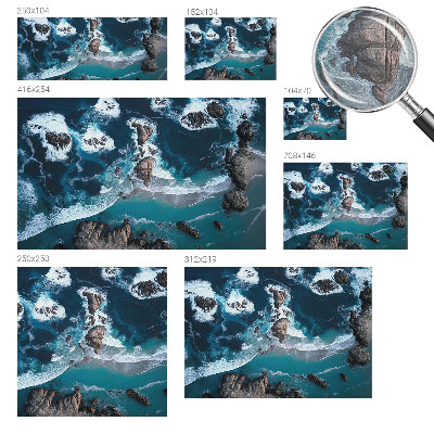 Décoration murale panoramique intissé Oceánske vlny