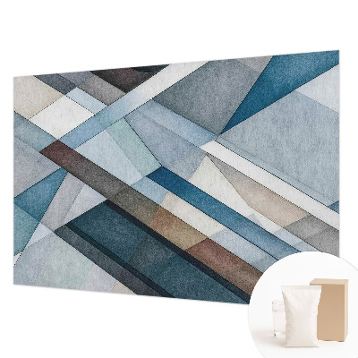Tapisserie murale avec un motif géométrique abstrait