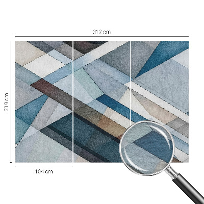 Tapisserie murale Abstraktná geometria