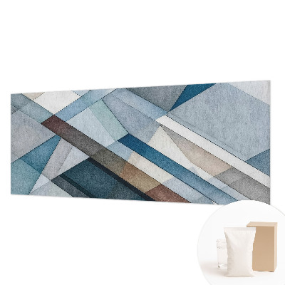 Tapisserie murale avec un motif géométrique abstrait