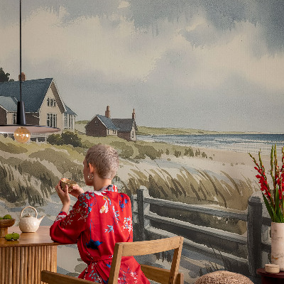 Papier peint photo Plážové duny