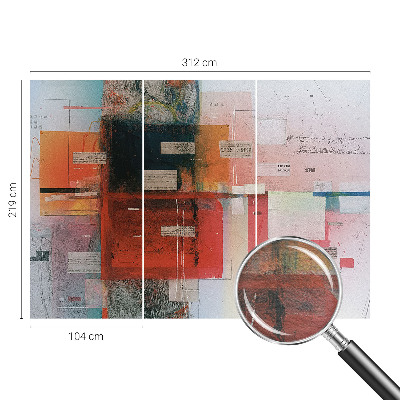 Poster mural panoramique Abstraktná kompozícia