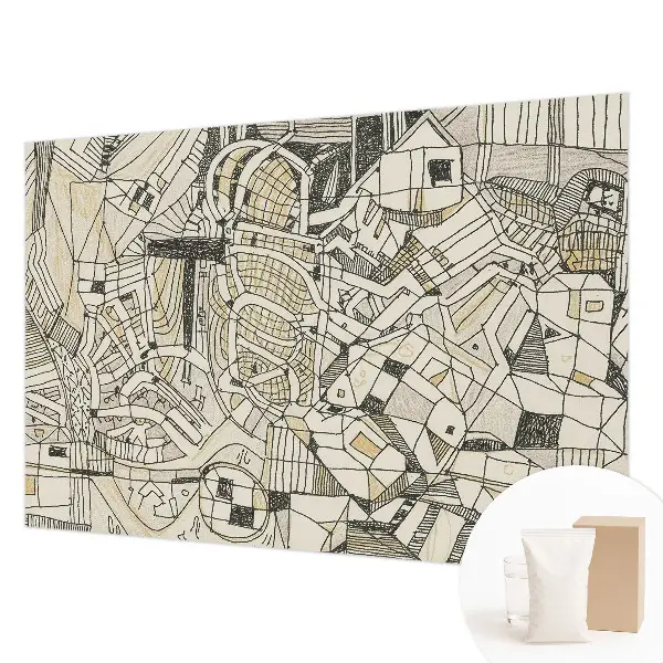 Papier peint photo grand format pour le mur Abstraction géométrique
