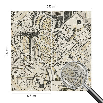 Papier peint panoramique intissé Geometrická abstrakcia