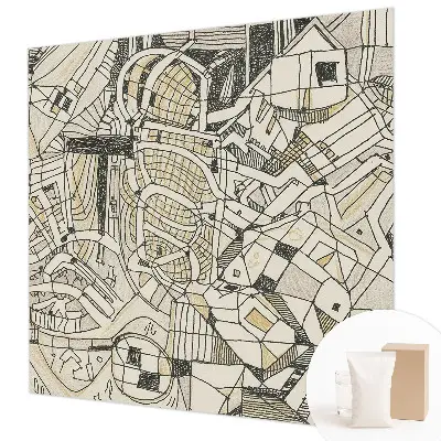 Papier peint photo grand format pour le mur Abstraction géométrique