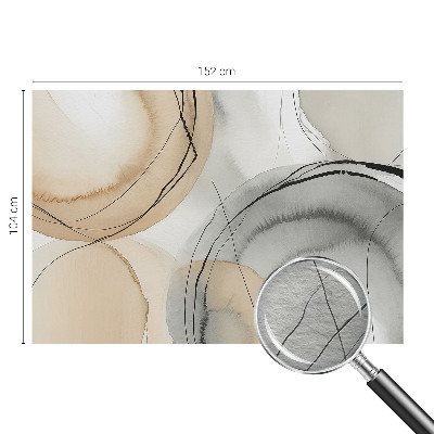 Papier peint chambre moderne Geometrická harmónia