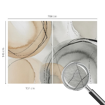 Papier peint chambre moderne Geometrická harmónia